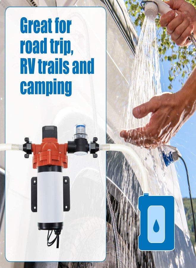 Dreyoo محول دوار مستقيم من Dreyoo مقاس 1/2 بوصة × 14 NPT - وصلات مضخة مياه RV مع شريط مانع للتسرب، وصلات PEX أنثوية مقاس 1/2 بوصة لمصفاة مضخة المياه (4 قطع) - Image 5